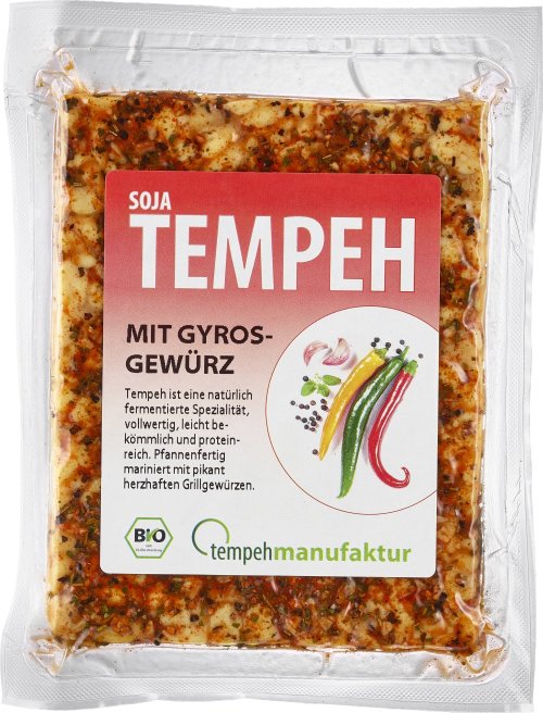 feinsten bio Tempeh der tempehmanufaktur kaufen Tempeh GyrosGewürz